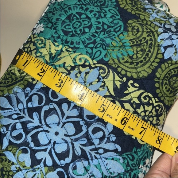 Vera Bradley Blue and Green Patterned Women's Bag - Picture 7 of 8